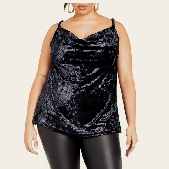 NWOT City Chic velvet Cami - Picture 1 of 6